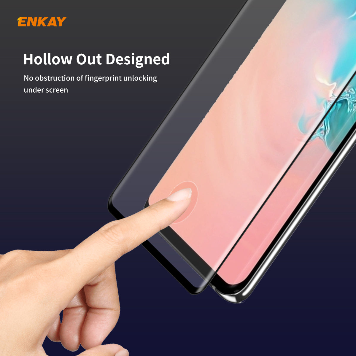 ENKAY 0,26 mm 9H 3D buet fuldlim hærdet glas fuldskærmsfilm til Samsung Galaxy S10 ENKAY 0,26 mm 9H 3D buet fuldlim hærdet glas fuldskærmsfilm til Samsung Galaxy S10